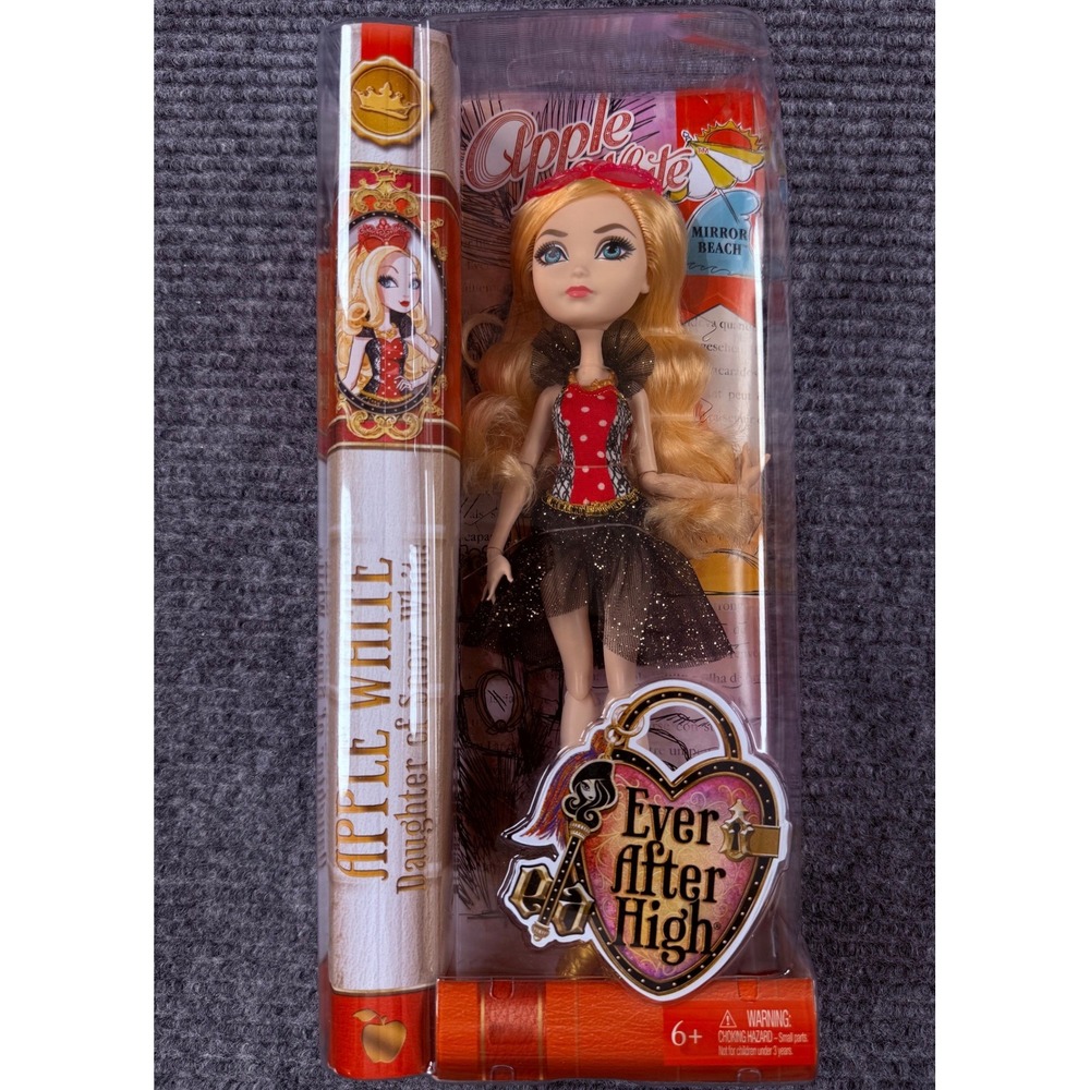 Ever After High Apple White Doll Girls OS Red New Mirror Beach Series CLC64